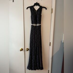 Formal black size 1 floor length dress